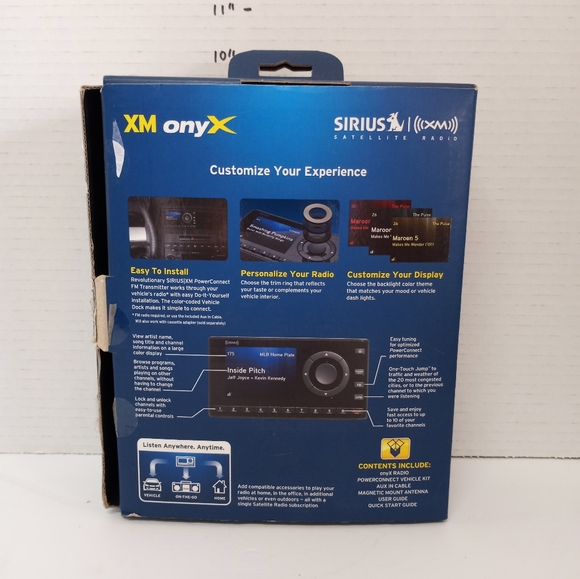 SiriusXM radio XM Onyx radio and vehicle kit - Picture 3 of 8